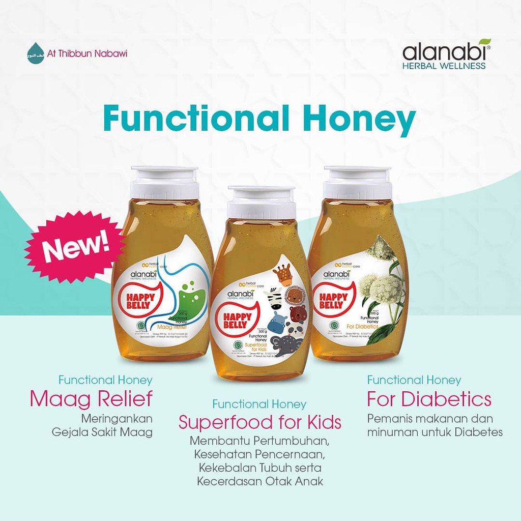 

Alanabi Happy Belly FUNCTIONAL HONEY
