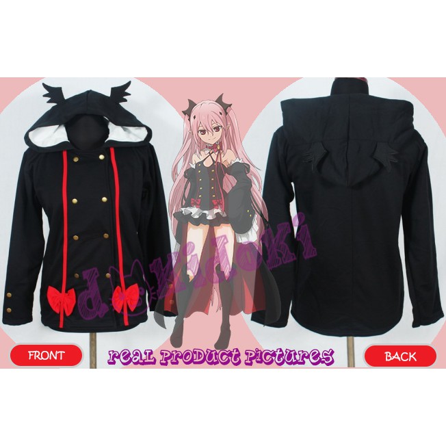 Owari no Seraph Krul Tepes Jacket Jaket Anime Kostum Cosplay