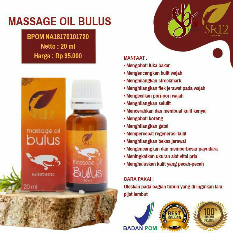 Minyak Bulus SR12  Untuk Pria &amp; Vitalitas Sudah Diuji dan BPOM COD ORIGINAL OFFICIAL