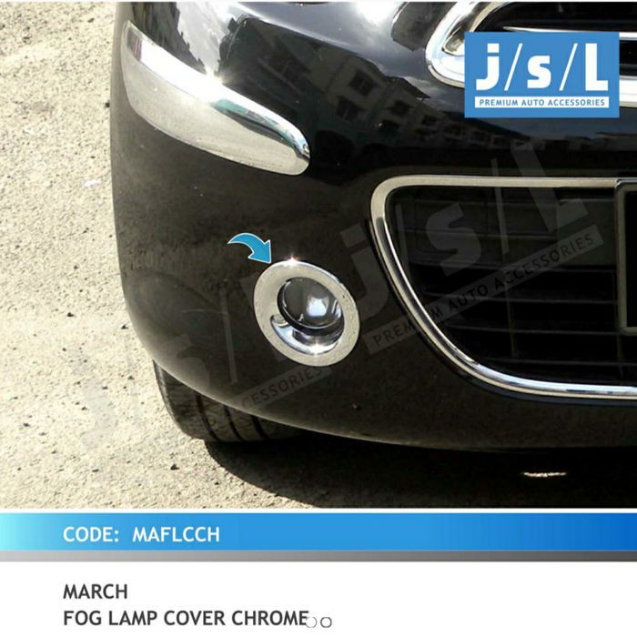 Cover Foglamp Chrome Nissan March