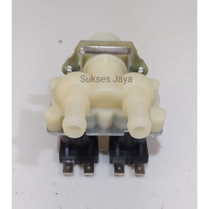 Solenoid Water Inlet Valve 2 Inlet Mesin Cuci LG Front Loading - Selenoid Mesin Cuci Skun Lurus