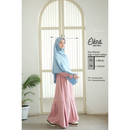 Elena Series by Shaliha.looks (gamis set khimar )| busui friendly