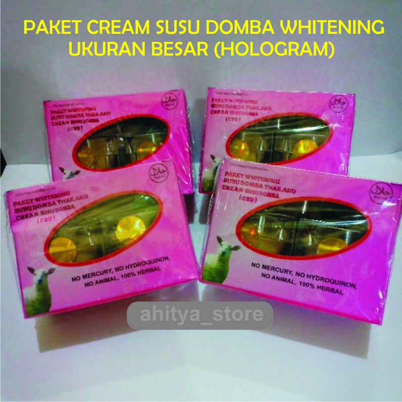 

CREAM SUSU DOMBA WHITENING UKURAN BESAR (HOLOGRAM)
