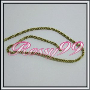 

Talikur model tambang warna Gold emas 4mm cocok gantungan paper bag exclusive tali gorden handycraf