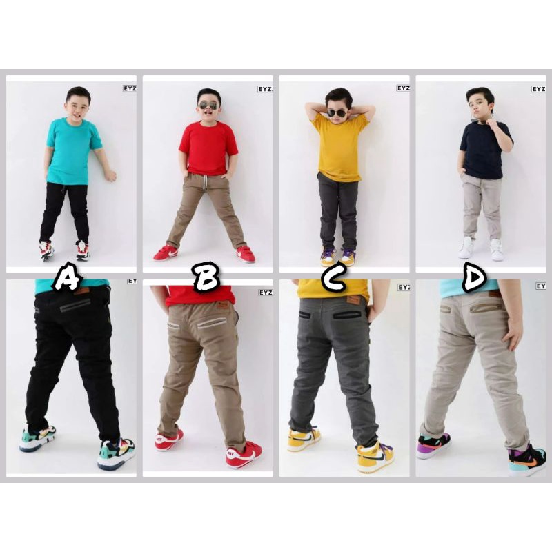 Celana Chinos Anak Laki laki Usia 8-12 tahun | Chinos Marcel by Eyza
