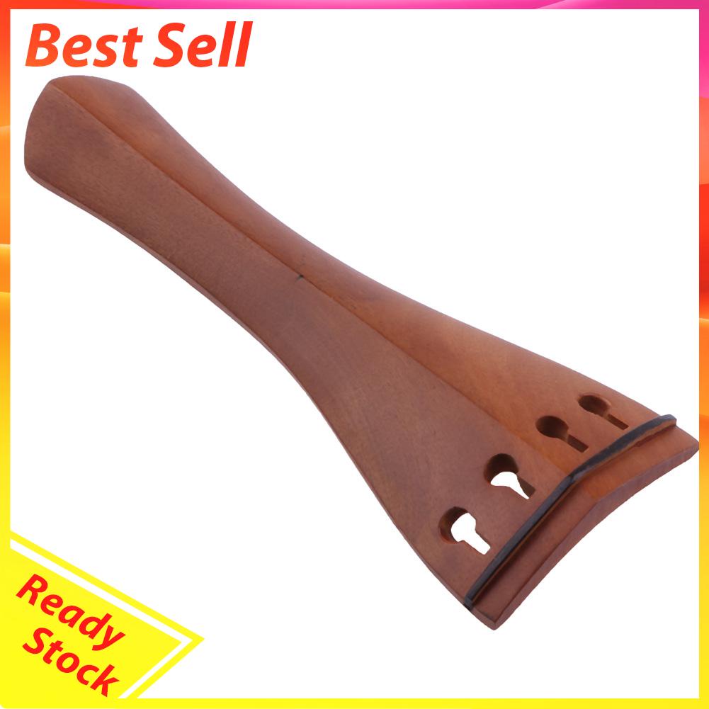 Tuner Tailpiece Besar Bahan Kayu Jujube Warna Coklat Untuk Biola 4 / 4-3 / 4