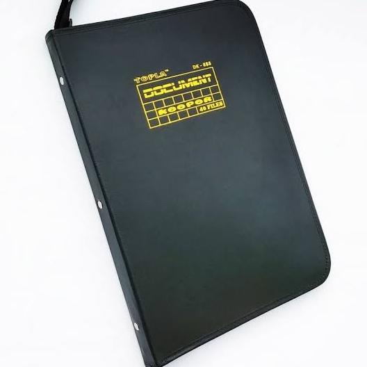 

Office & Stationery | Document Organizer | Topla Dk888 Document Keeper Display Book Map Kulit Resleting | Best Seller