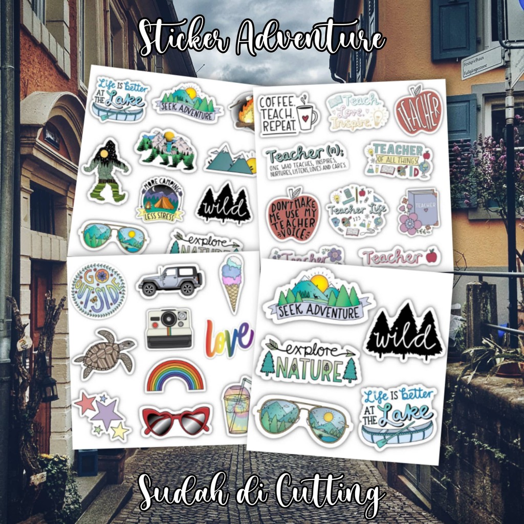 

Sticker Tumblr Adventure Stiker Aesthetic Tumblr Pack by okashi store