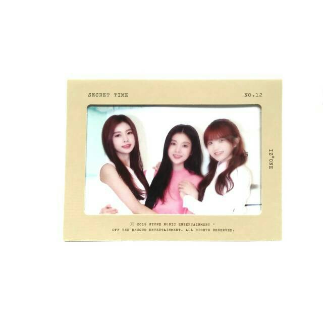 IZ*ONE - Secret Time Film Photocard+Acrylic Magnet+Cake Spread