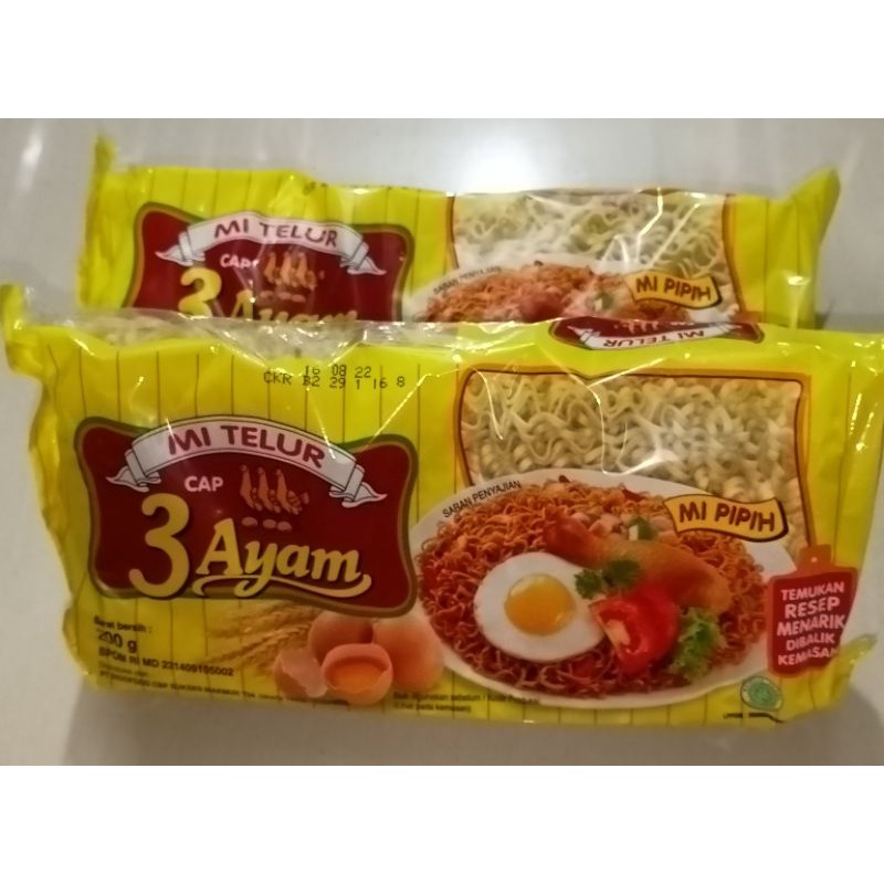 

Mi telor cap 3 ayam