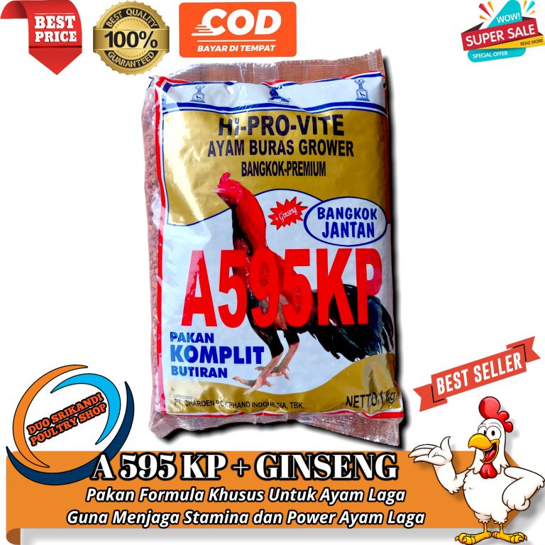 Pakan Ayam 595 KP Hi Pro Vite Pakan Ayam Laga Istimewa