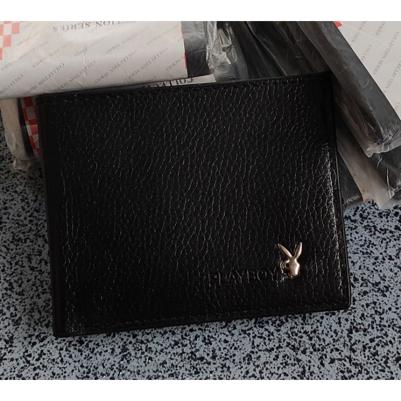 Medan Termurah KD22 ( Black ) Dompet Pria import murah Dompet Pria Pu leather hitam