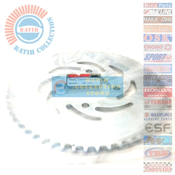 Gir Gear Belakang 55T Rx King Rxs F1Zr Vega R Crypton Jupiter Z