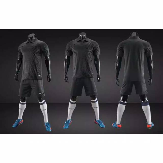 Jersey Bola Stelan futsal, berkerah.