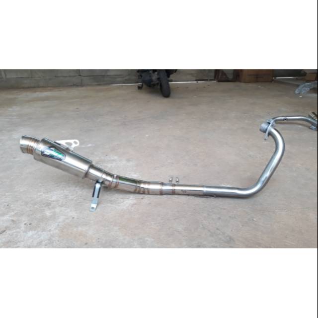 Knalpot jrm buat satria fu karburatordrag 150cc-500ffa