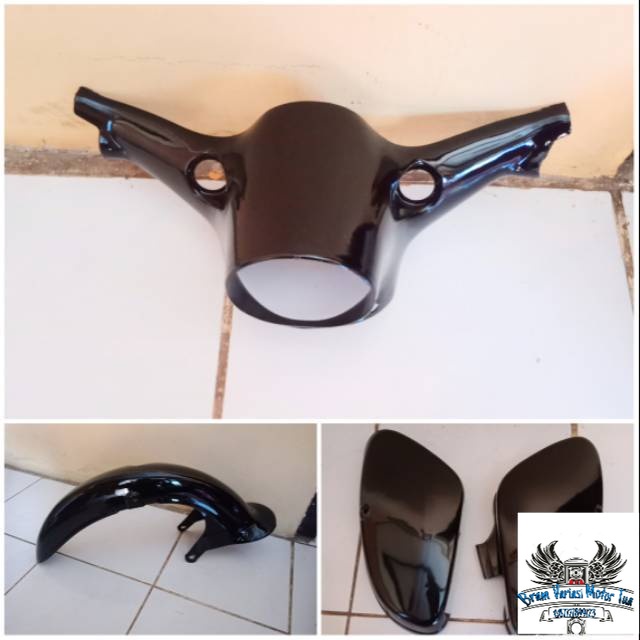 Batok bawah +slebor depan c70+bok aki c70