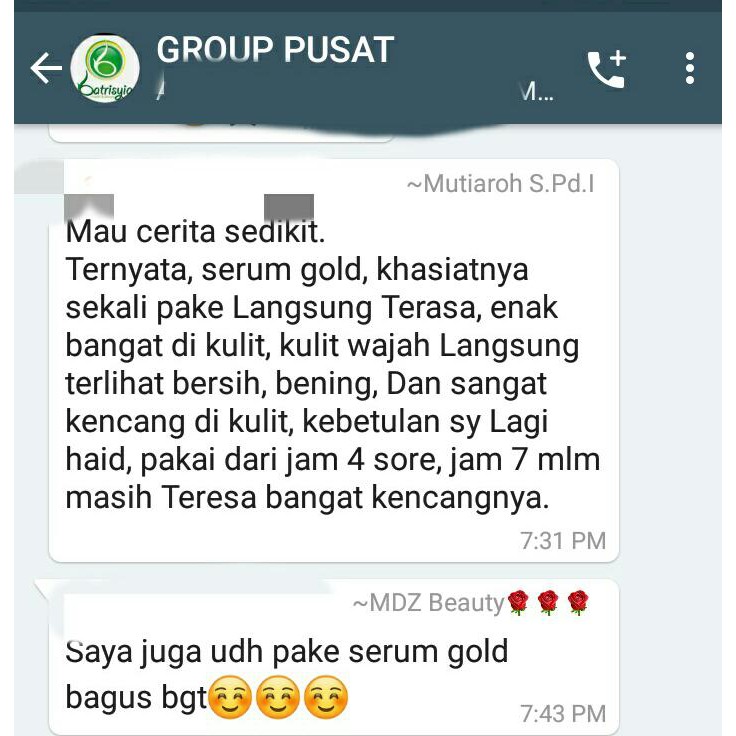 Serum Gold Batrisyia Herbal