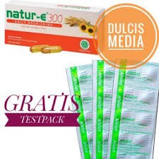 PAKET PROMIL 7 PAKET PROGRAM HAMIL 7  ISI : NATUR E 300 MCG ISI 16 + AFOLAT 400 MCG BONUS TESTPACK