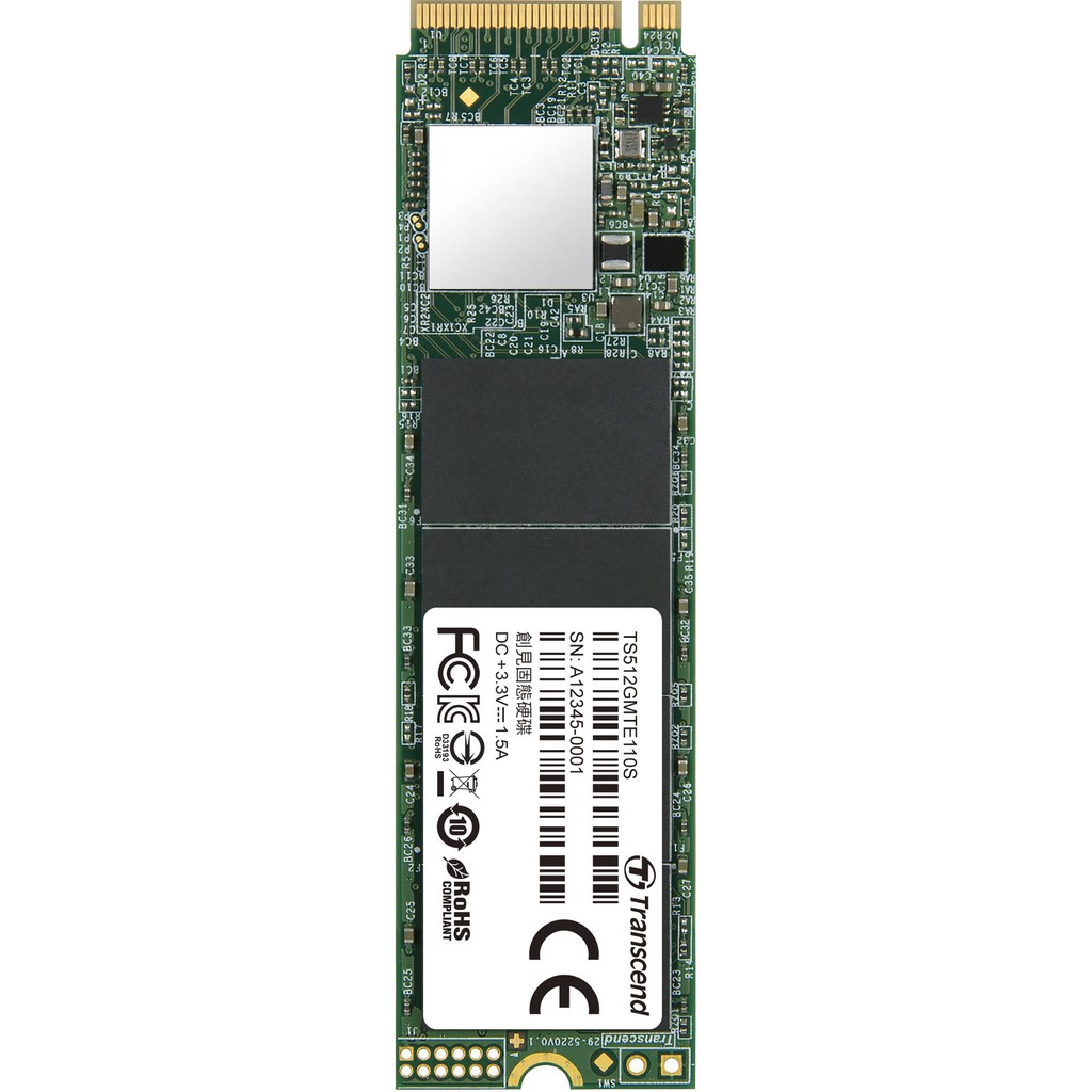 Transcend SSD 512GB M2 NVME TS512GMTE110S MANTULLL GAN