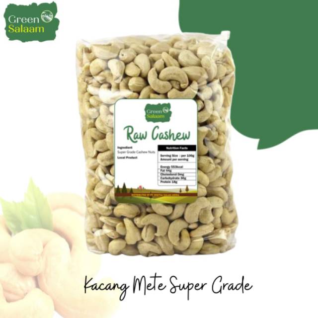 

Kacang Mete Mentah Grade Super 1 Kg