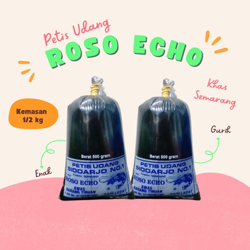 

Petis Udang Khas Semarang Cap Roso Echo 500 gram/Petis Khas Semarang/Petis Sidoarjo