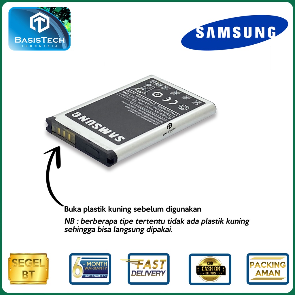 BATERAI SAMSUNG S3630 - C3528 - C3230 - C3752 - C3630C - C3530 - EB483450VU - ORI99