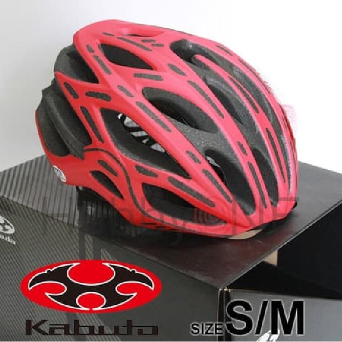 Ho OGK Kabuto Flair Size S M Helmet MATT RED Helm Merah 170 Gram