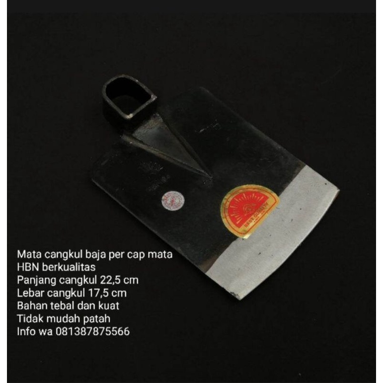 Cangkul Baja Cap Mata Tiga HBN Berkualitas