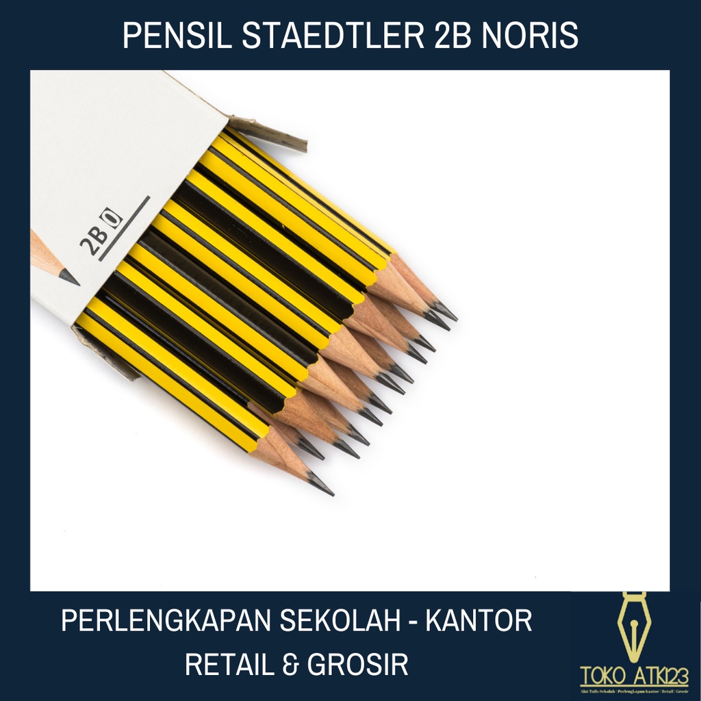 Pensil Staedler Ori / Noris/ Alat Tulis / Pensil Komputer / 2B