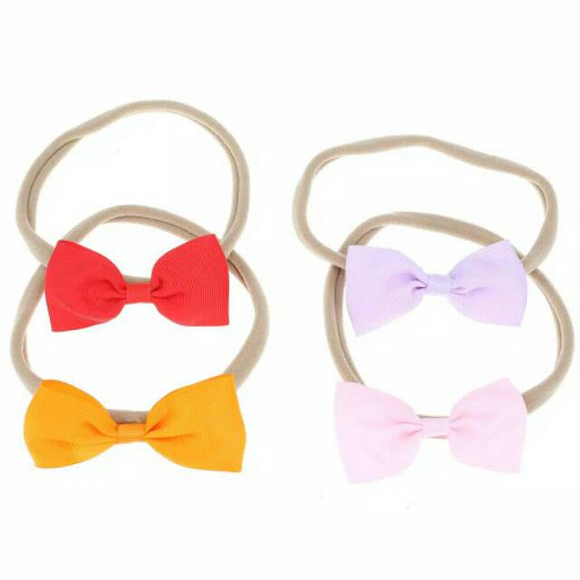 Bandana bando anak bayi headband murah nylon lucu import