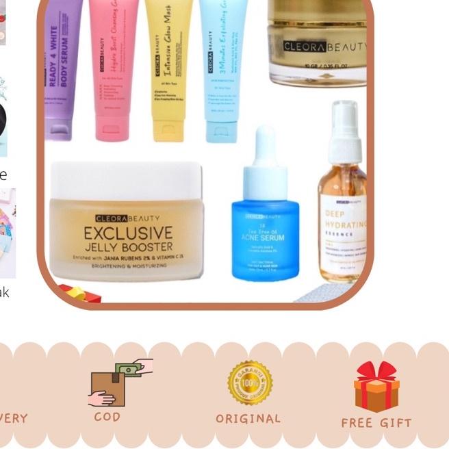 limited STOCKCLEORA BEAUTY SKINCARE BPOM ORIGINAL | CLEORA JELLY BOOSTER | DEEP HYDRATING | CLEORA B