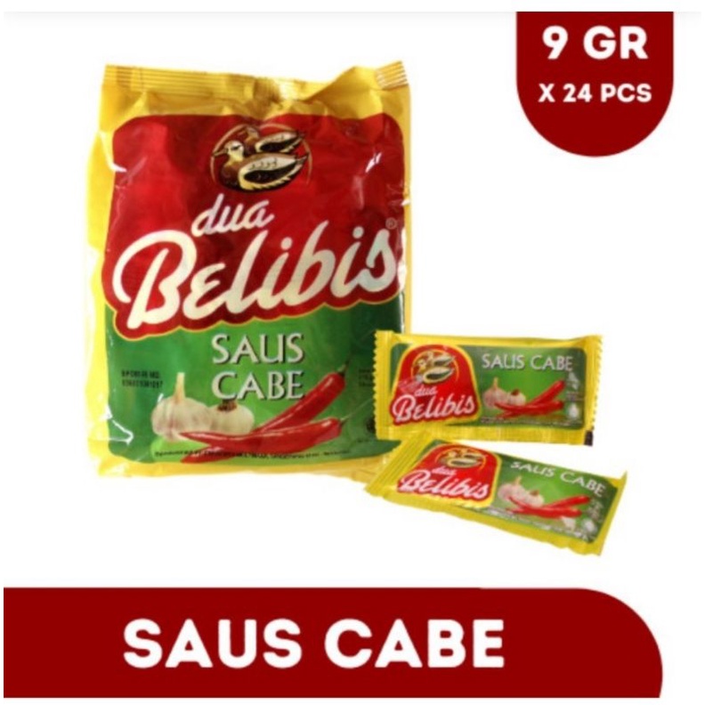 

Dua blibis saus cabe sachet