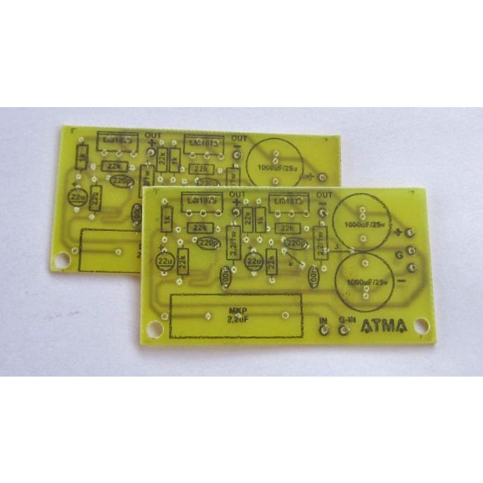 Hanya Disini] Pcb Gainclone Gc Lm1875 Btl / Tda2050 Btl Bridge
