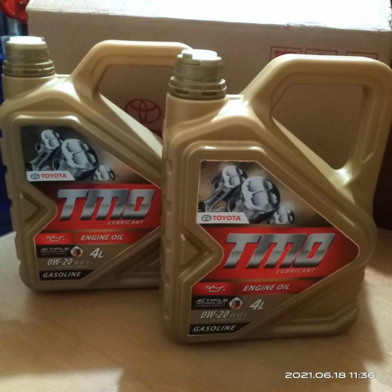 Oli Mesin Mobil Toyota TMO Gold 0W-20 4 Liter Original