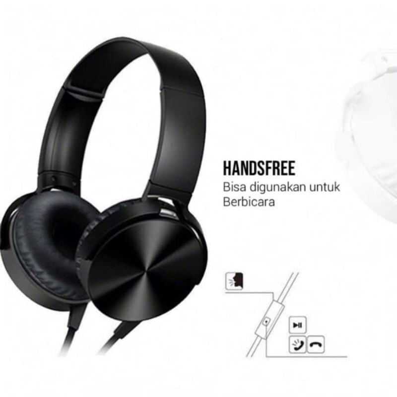 Headset Earphone Bando JBL X450 Kabel Streo Extra Bass