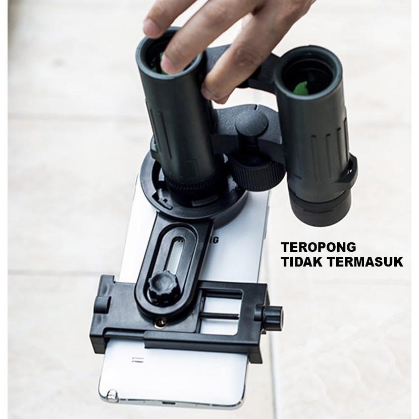 Mount Holder Teropong Bintang Universal Teleskop Klip HP Handphone Smartphone