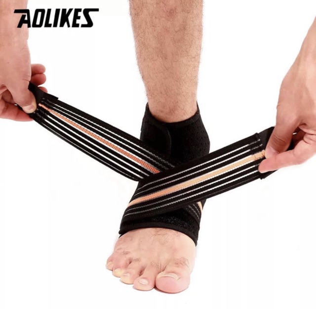 7126 AOLIKES ANKLE SUPPORT PAD SLEEVE WRAP DEKER PELINDUNG ENGKEL KAKI