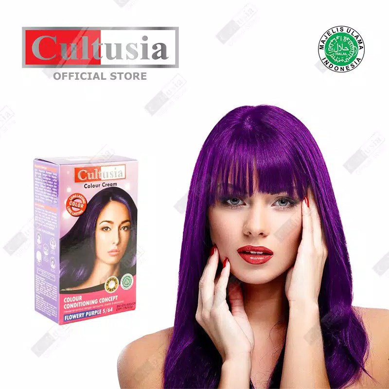 Cultusia Hair Color flowery purlpe 5/64 30 ML