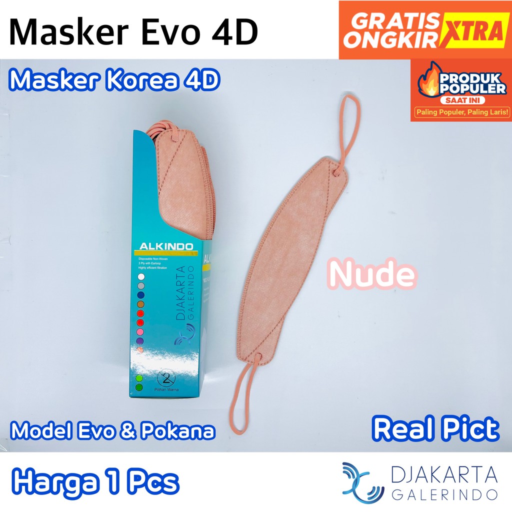 Masker EVO 4D Med Plus KF94 3 Masker Korea