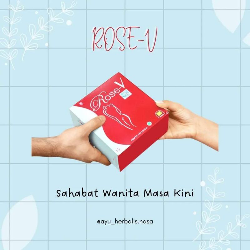 ROSE V MINUMAN PELANCAR HAID PENGHILANG Keputihan