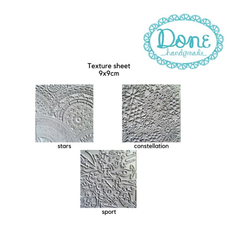 Cernit texture sheet lembar tekstur clay lembar cetak ukir clay grey