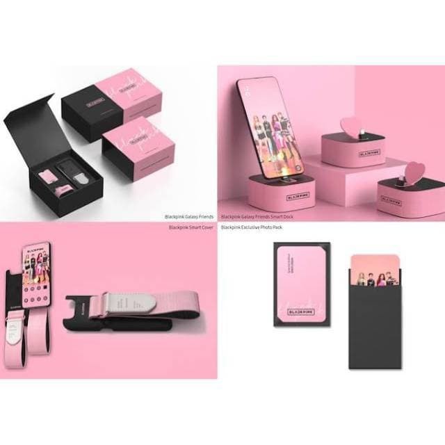 Samsung Galaxy A70 Blackpink Special Edition Black Pink Gift Box