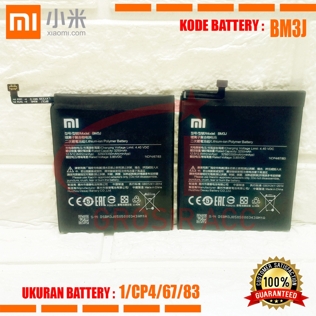 Baterai Battery XIAOMI Mi8 LITE / Mi 8X / Kode BM3J