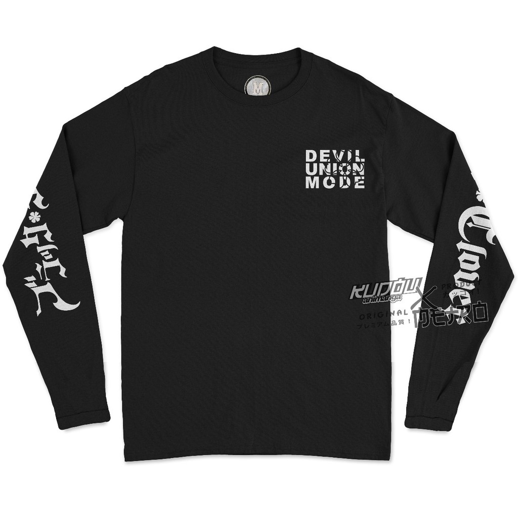 Longsleeve Asta Devil Union Mode Anime Black Clover Blackbull