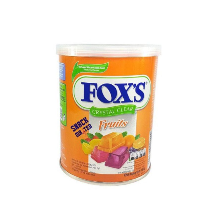 

Fox's Crystal clear fruit mintz 180g Rasa berries / fruity mintz /fruits