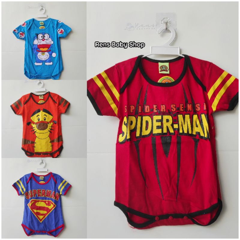 JOSBOY Jumper besar bayi Doraemon Spiderman Tiger superman murah