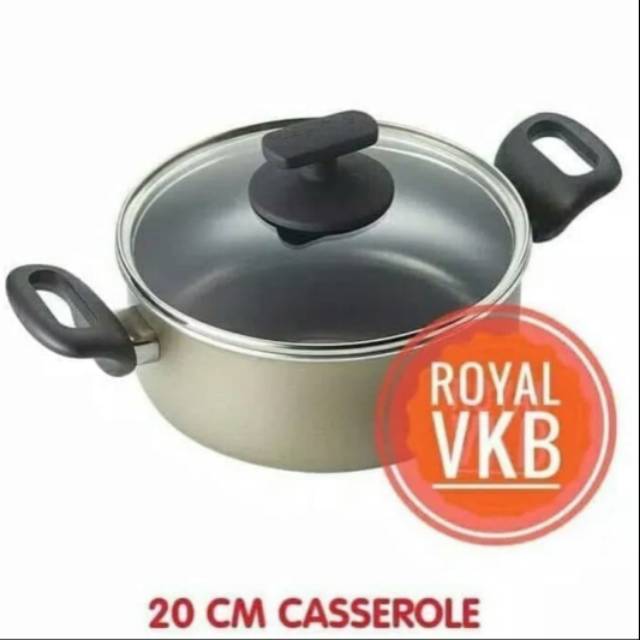 Panci Teflon Royal VKB Casserole 20CM