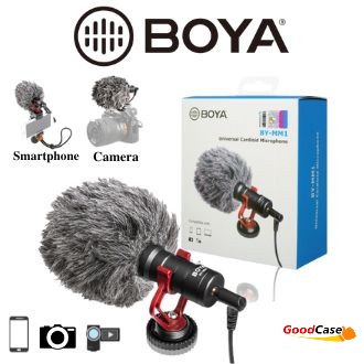 BOYA BY-MM1 Shotgun Video Mic Microphone for DSLR Camera Smartphone dll