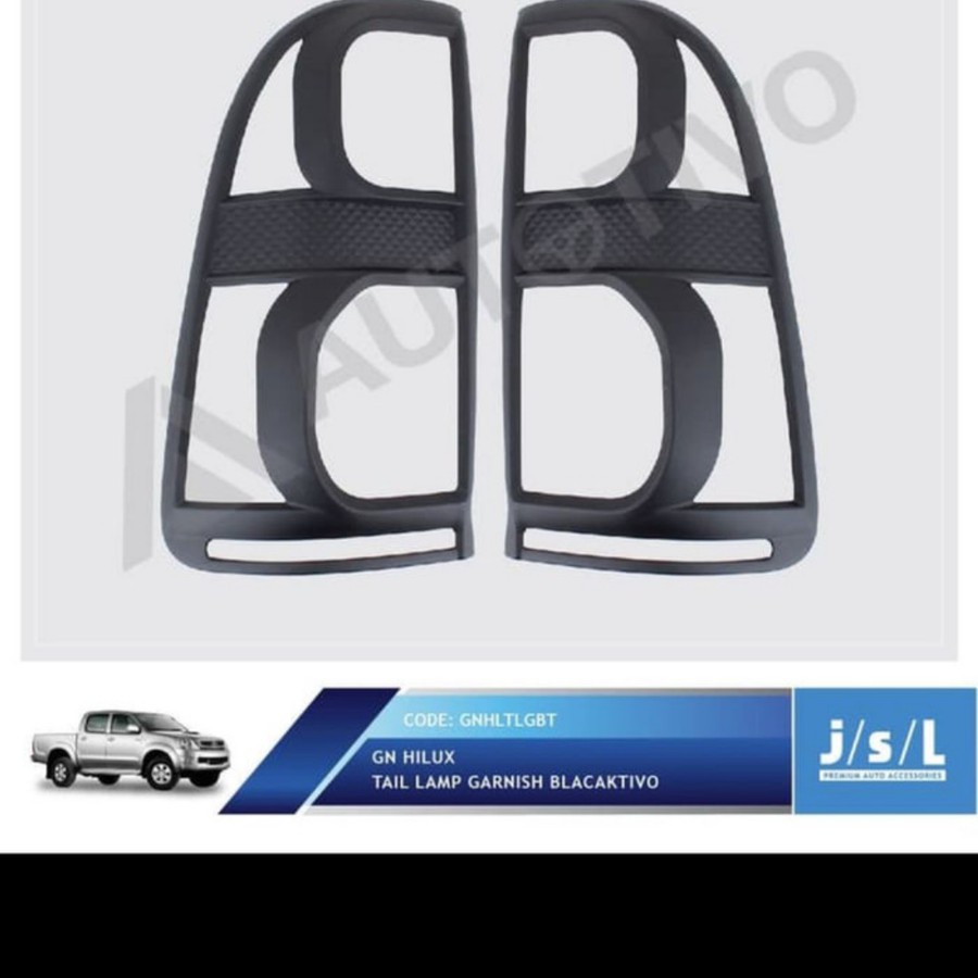 Garnish garnis list Lampu Depan/Belakang Grand New Hilux