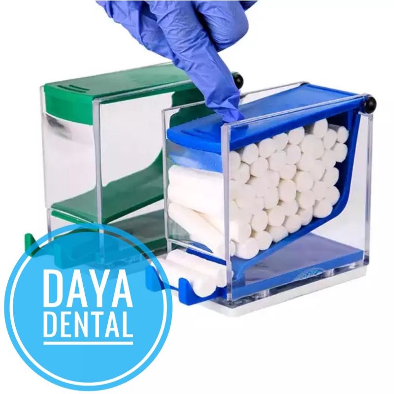 Dental cotton roll dispenser wadah kapas dental cotton roll